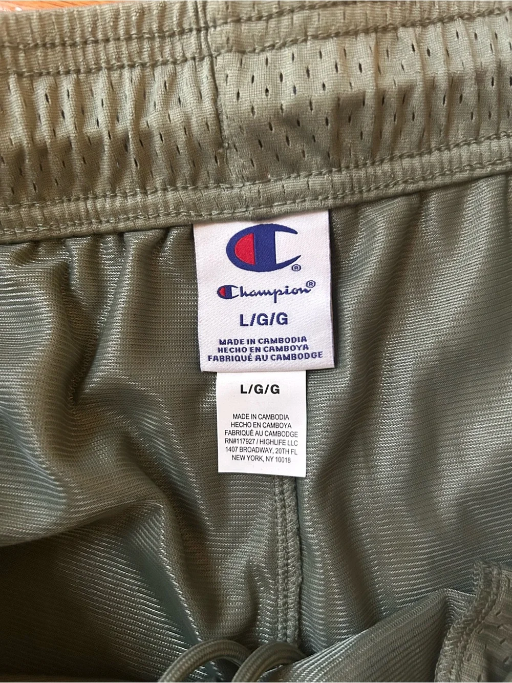 Champion lightweight mesh